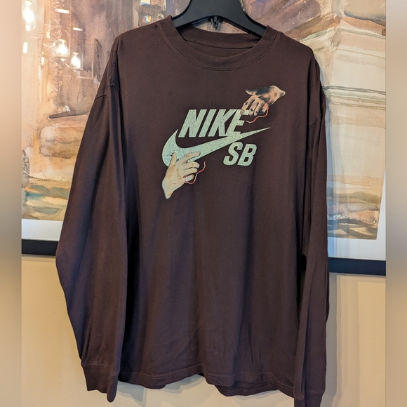 NIKE Long Sleeve TShirt M - Picture 3 of 15